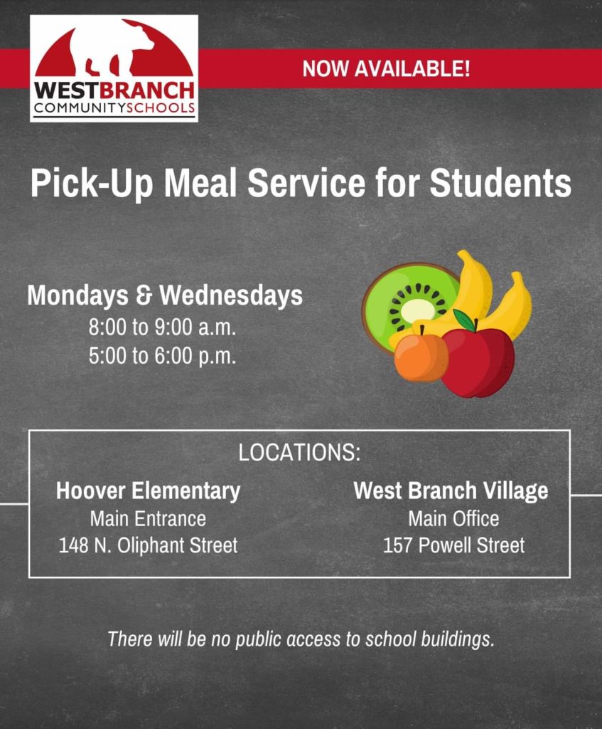 Pick-up Meal Service